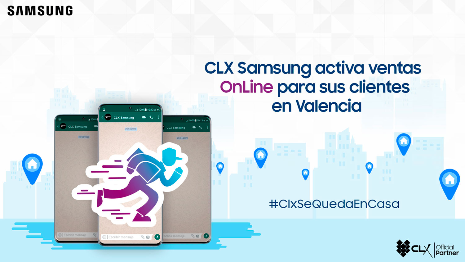 CLX Samsung activa ventas OnLine - acn