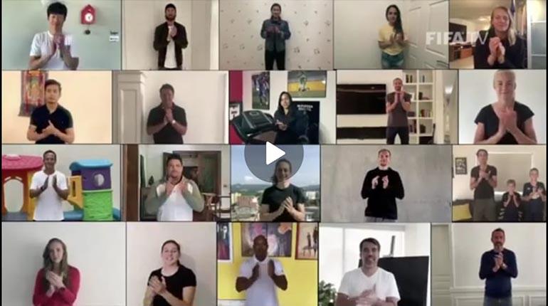 Estrellas del fútbol rinden homenaje