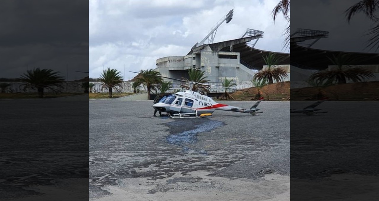 Aterrizó de emergencia helicóptero con General Jefe de ZODI abordo
