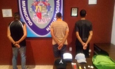 Capturados tres banda los topos