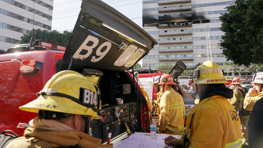 explosión en edificio de Los Angeles