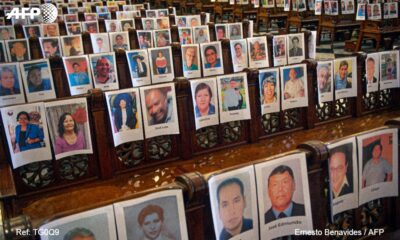 Misa en Perú con 6500 fotos de fallecidos por COVID-19