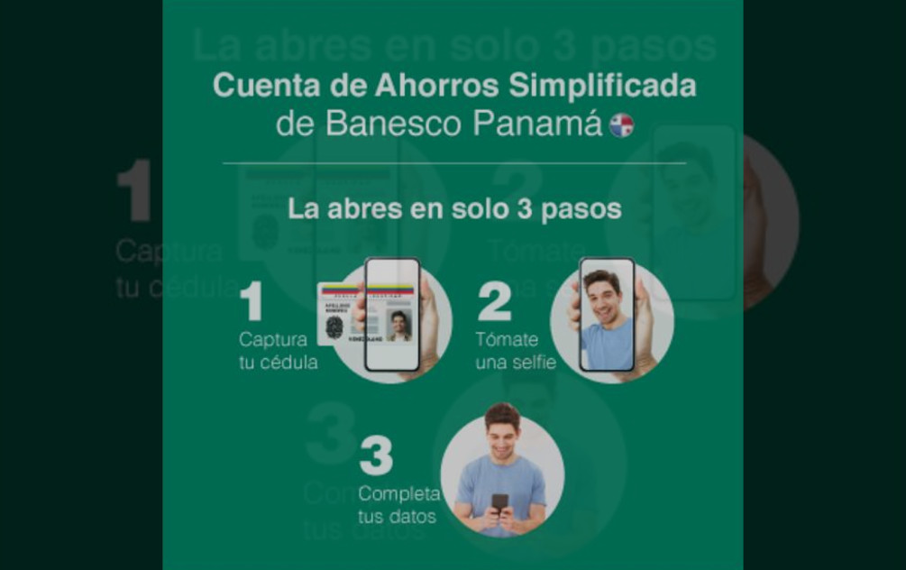 Banesco Panamá simplifica su cuenta en dólares para venezolanos