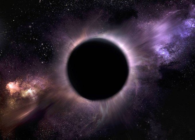 ¿Fue agujero negro o una nube de polvo interestelar?. Foto: BBC.