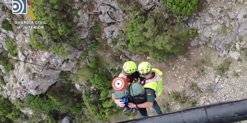 Senderista es rescatado por Guardia Civil