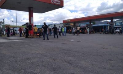 exigen suministro de gasolina en Paramacay