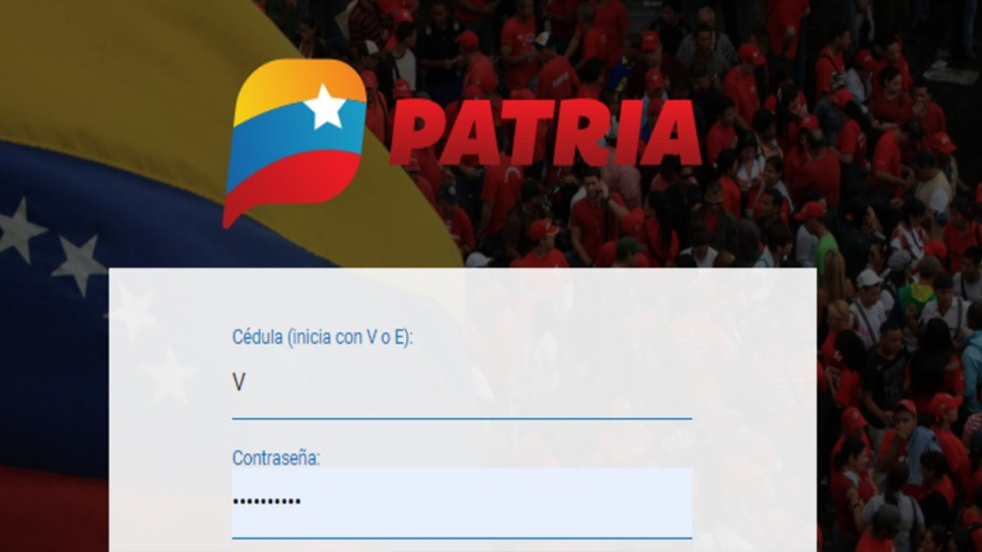 Registro en Patria para subsidio de gasolina - ACN