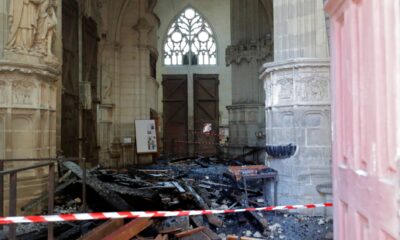 Incendio catedral Nantes