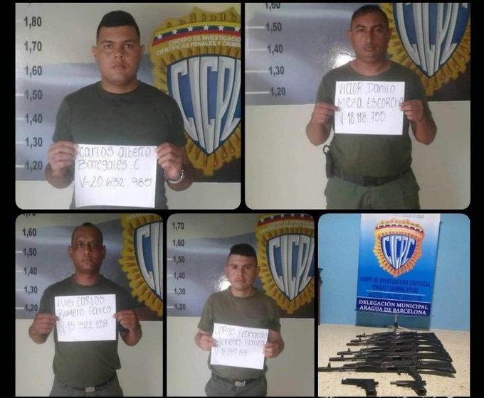 imputaron homicidio funcionarios aragua barcelona- acn