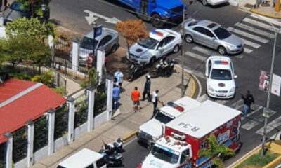 Detenidos sujetos lanzar granadas supermercado