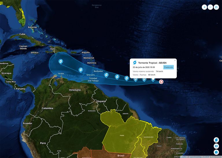 tormenta tropical Gonzalo - ACN