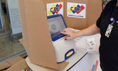 Máquinas de votación llegarán a Venezuela