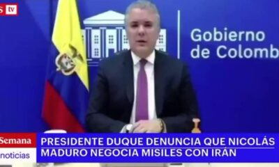 Duque denuncia que Maduro intenta comprar misiles a Irán