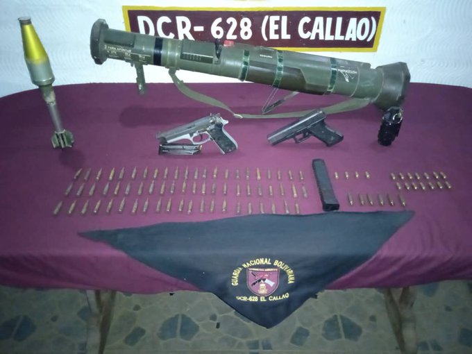 abatidos cinco lanzacohetes bolívar- acn