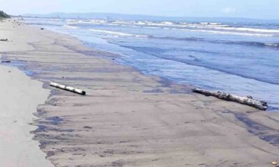 Derrame de petróleo en las playas de Falcón´- ACN