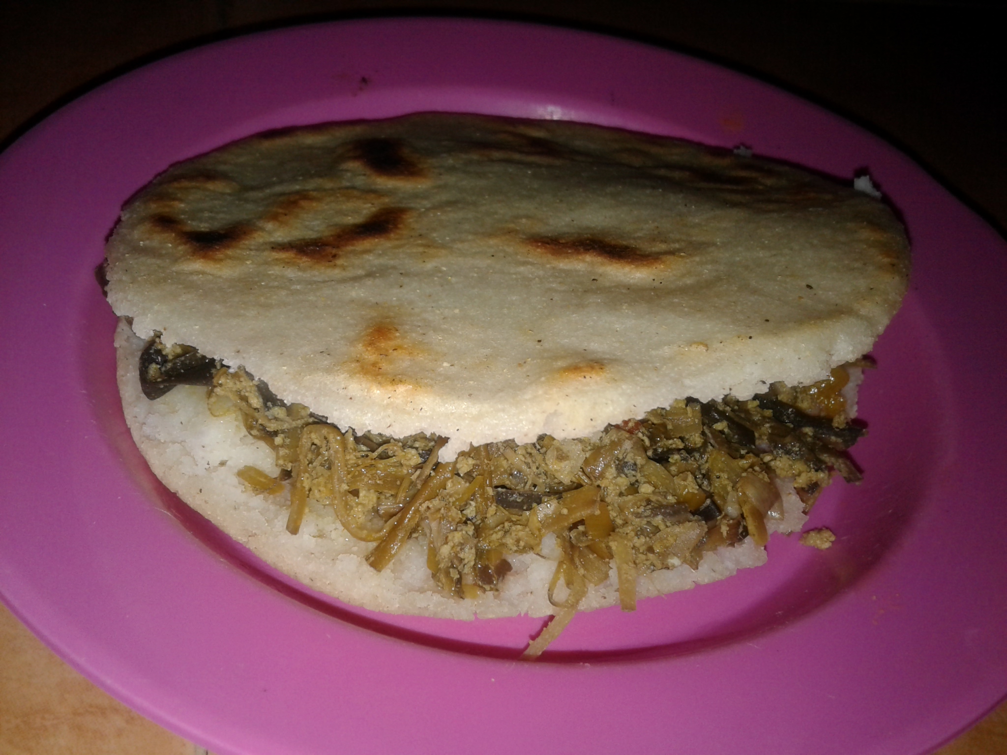 carne de la flor de la mata de cambur