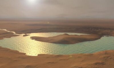 Encuentran varios lagos bajo el polo sur de Marte