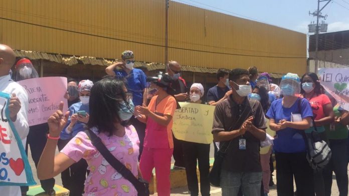 Protesta en la CHET - ACN