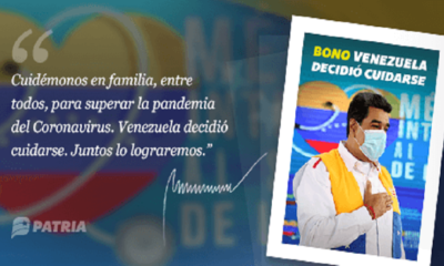 Bono Venezuela Decidió Cuidarse
