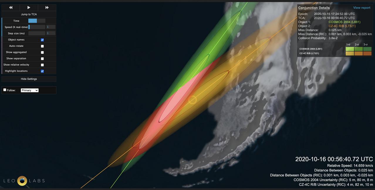 Advierten que un cohete y un satélite pueden chocar espectacularmente esta noche