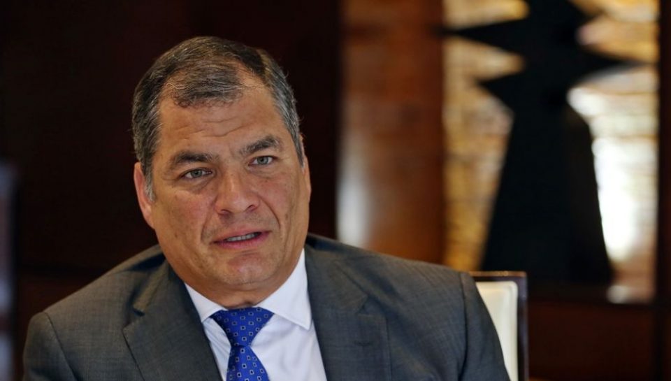 Ecuador solicitó a Interpol detención de Rafael Correa