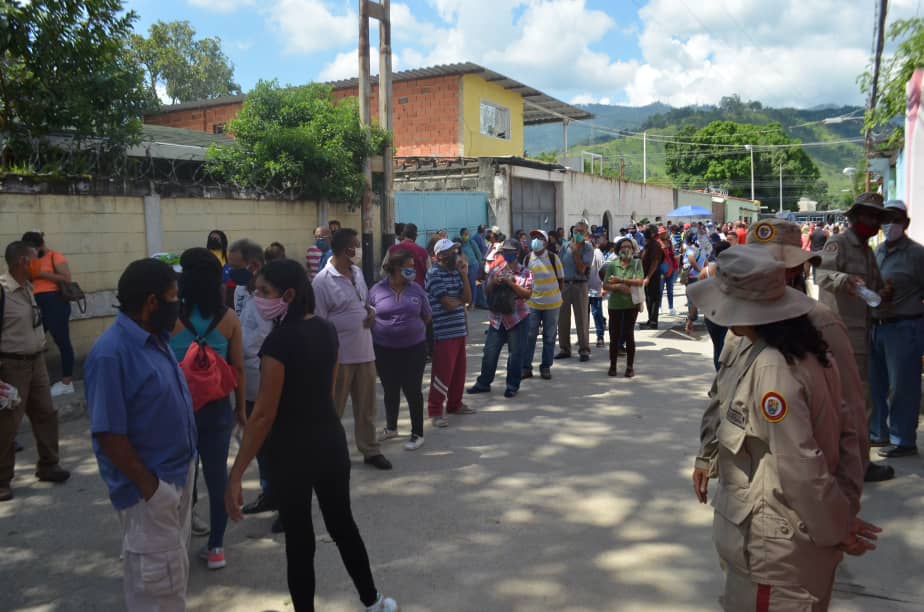 simulacro electoral en Naguanagua