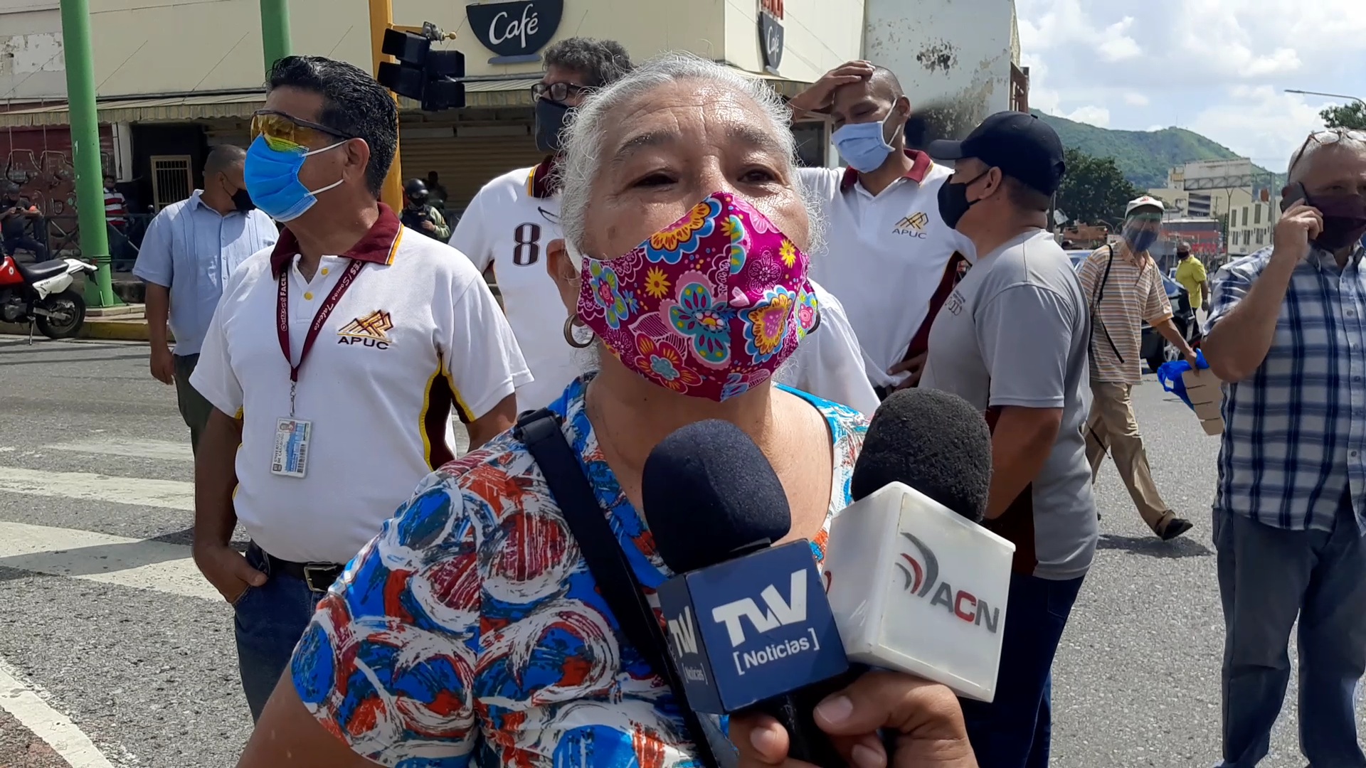 Protesta de educadores