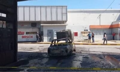 incendio carro estación maracay- acn