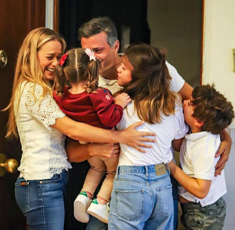 Leopoldo López se reencontró con su familia