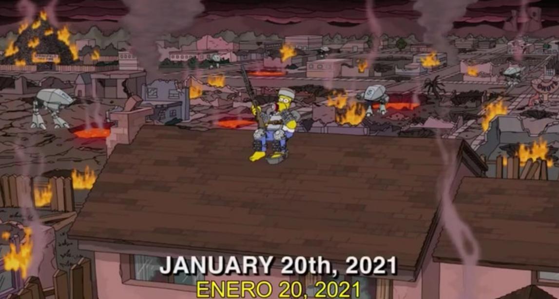 Los Simpson predicen el Apocalípsis para enero de 2021