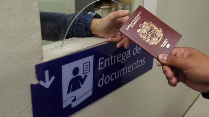 Notificación por correo retiro pasaportes - ACN
