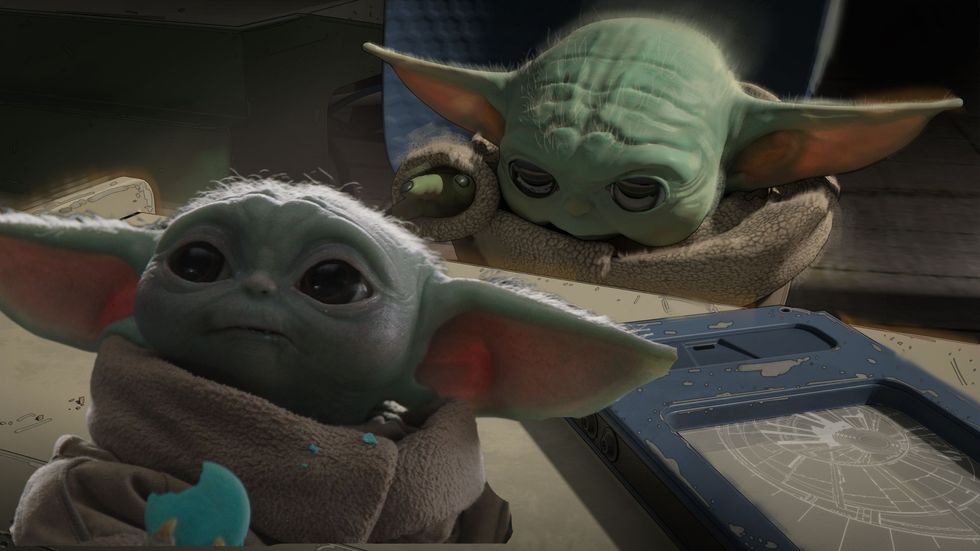 El nombre de Baby Yoda les es revelado telepáticamente a la Jedi: "Grogu". Foto: Cortesía/ Esquire/LucasFilm/Disney+