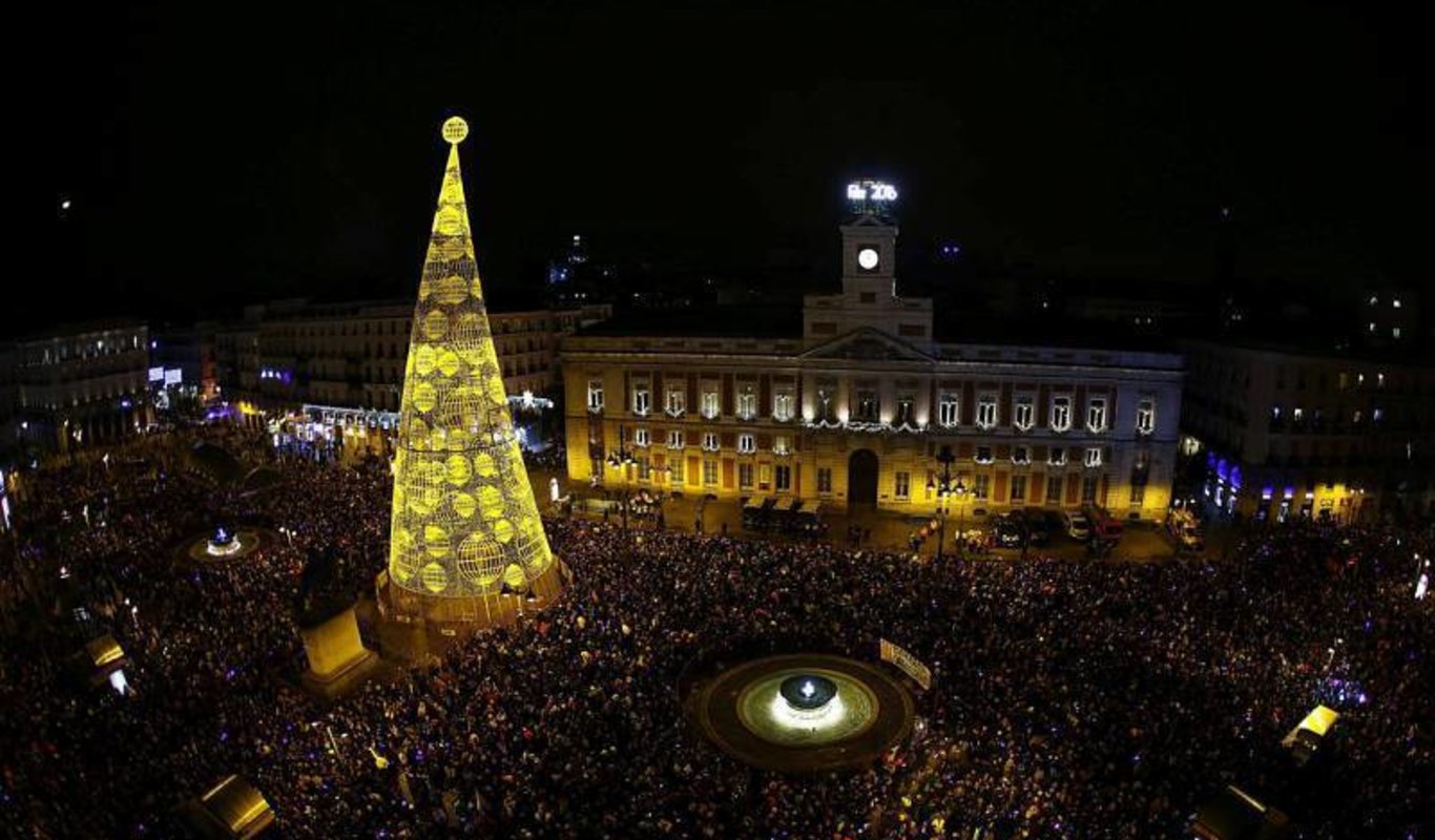 navidad en la puerta del sol en madrid- acn
