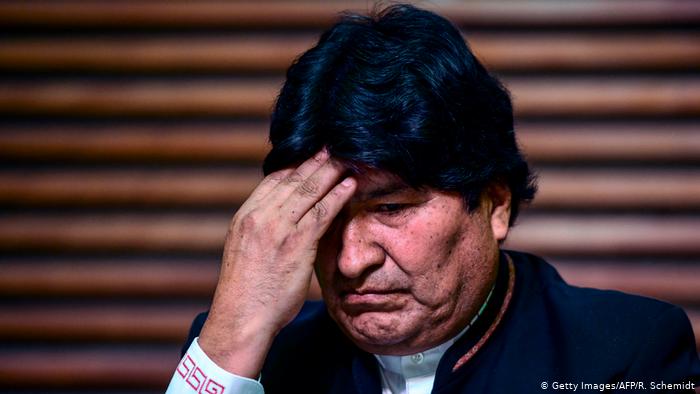 Evo Morales con covid-19