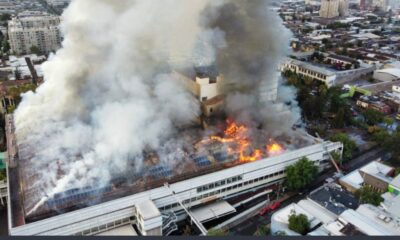 Incendio en hospital de Chile- acn