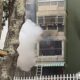Incendio en edificio de El Cafetal