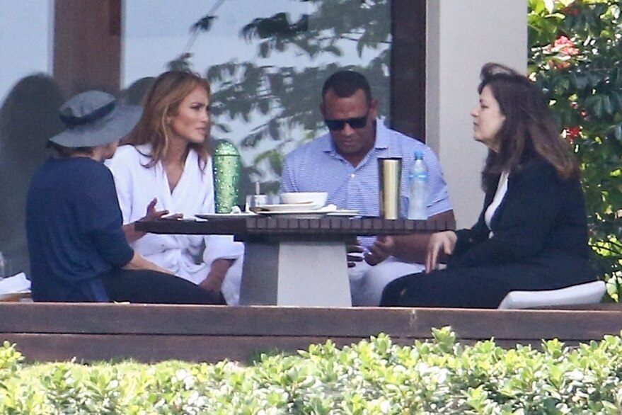 Jlo y Alex Rodríguez reaparecieron juntos. Foto: Redes