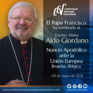 Aldo Giordano nombrado nuncio de la UE - noticiacn