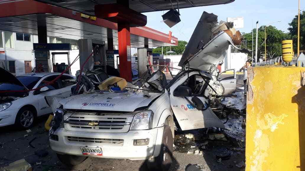 Explosión de vehículo de Corpoelec - ACN
