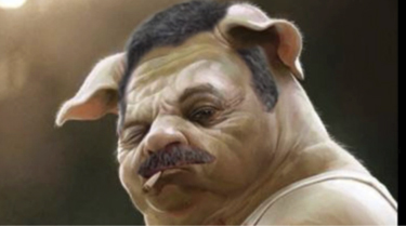 El porcino bandolero