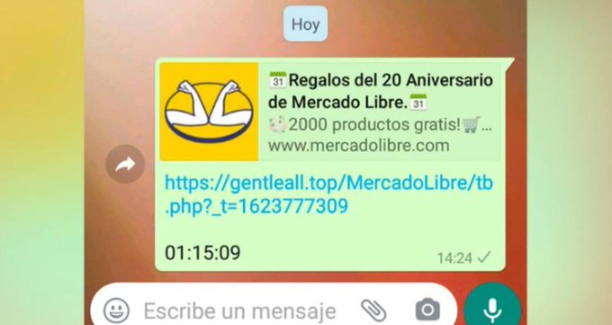nueva estafa whatsapp- acn