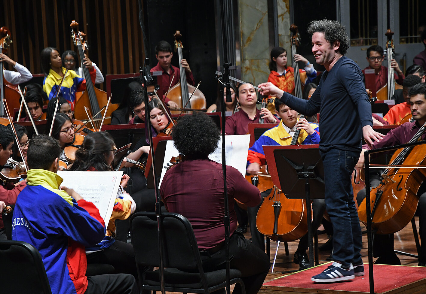 orquesta dudamel iniciará gira- acn