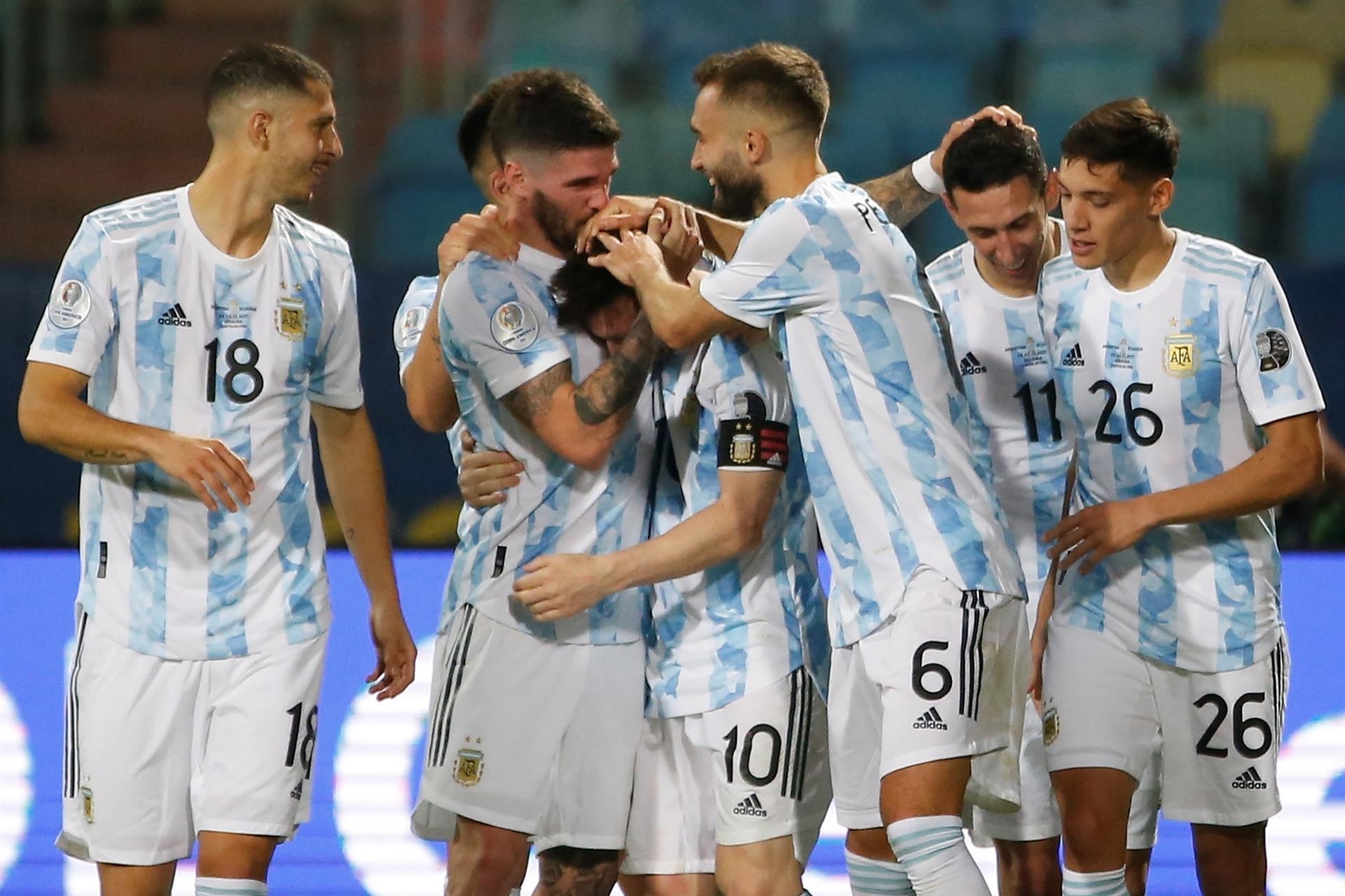 Argentina goleó a Ecuador - noticiacn