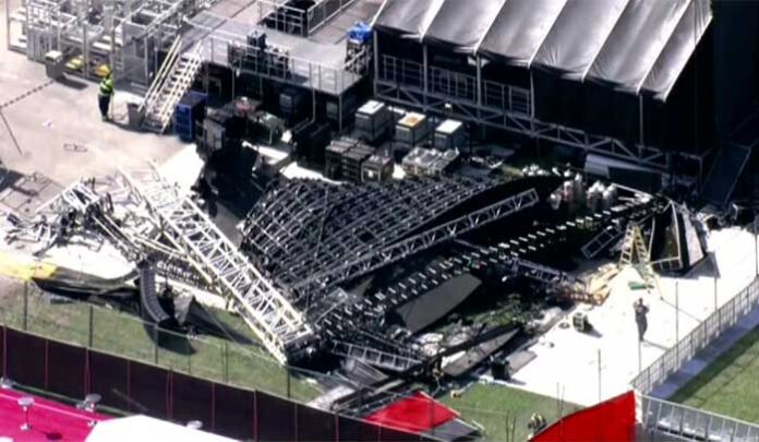 Se derrumba estructura del Hark Rock Stadium - noticiacn