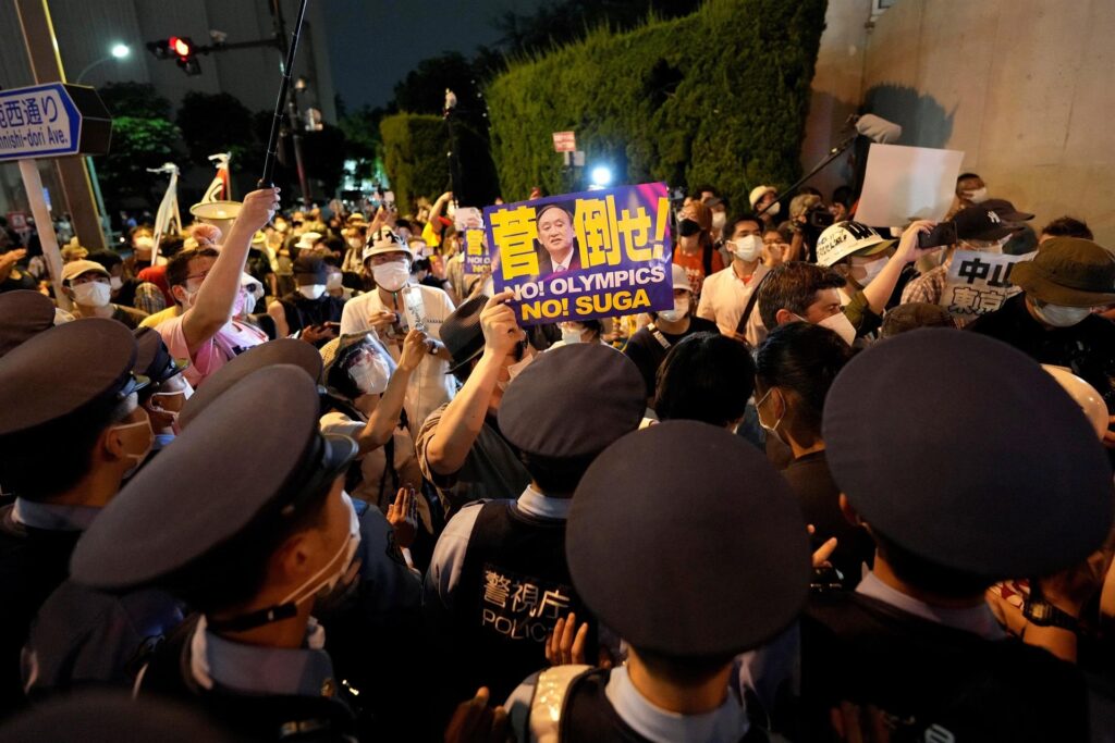 Manifestaciones contra Tokio 2020 - noticiacn