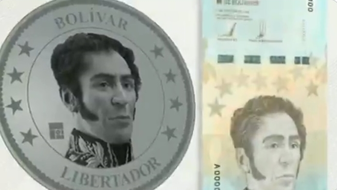Nueva moneda de 1 bolívar - ACN