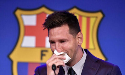 Messi rompió a llorar