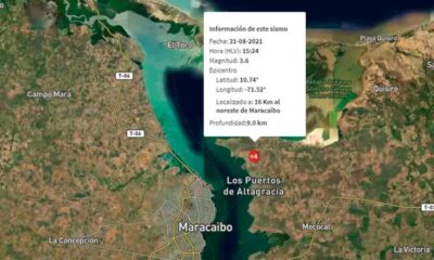 Temblor en Maracaibo - noticiacn