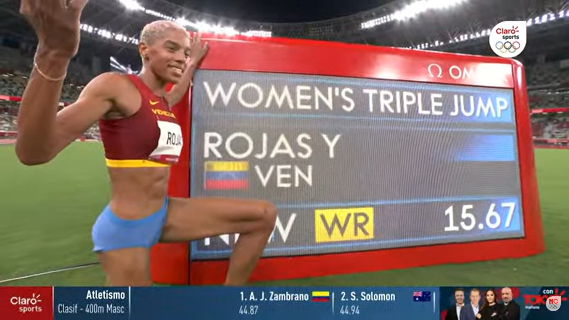 Yulimar Rojas oro y récord mundial - noticiacn