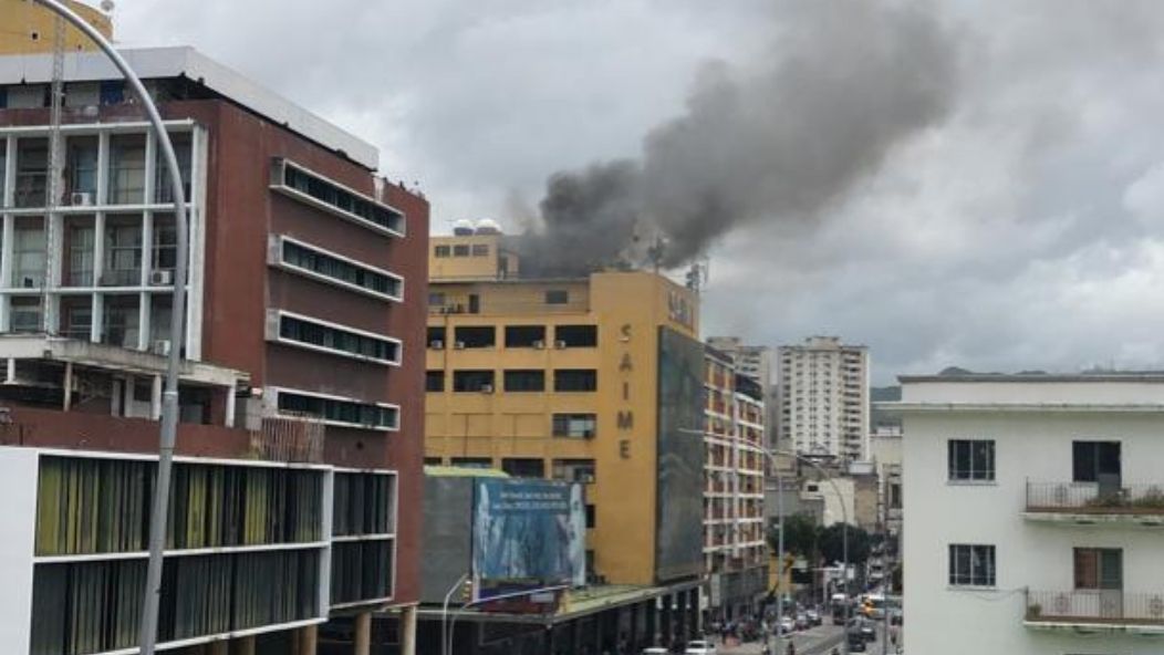 Incendio saime en Caracas - ACN